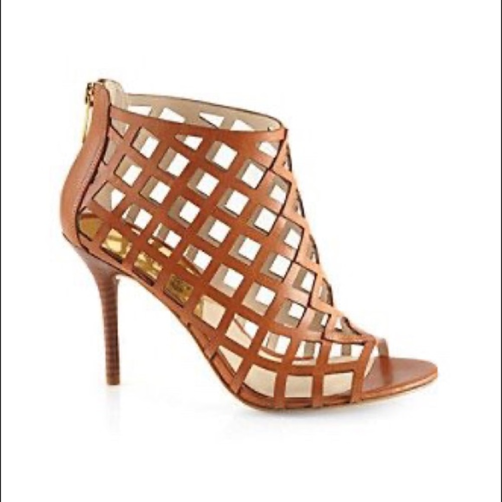 NEW NWOB Michael Kors Yvonne Cage Heels Booties